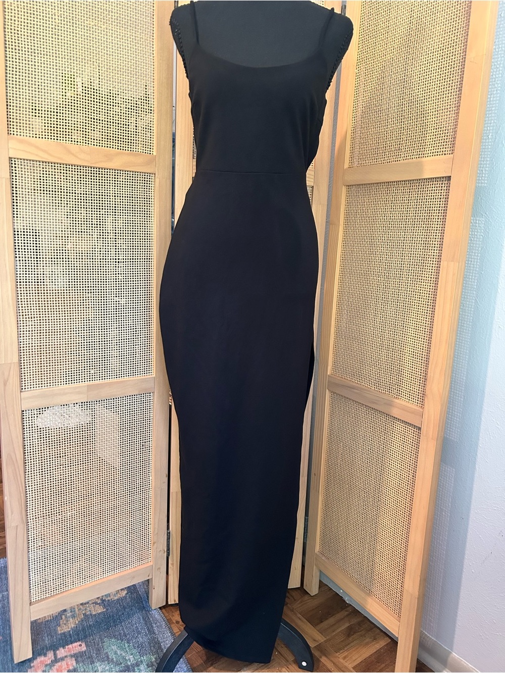 Lovers + Friends Black Strapless Maxi Dress